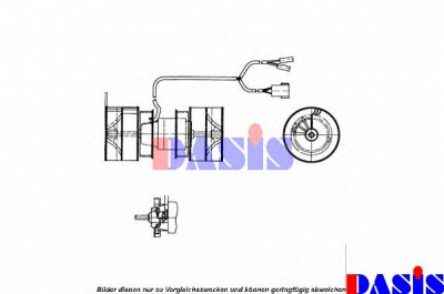AKS DASIS 742610n -  Вентилятор салона